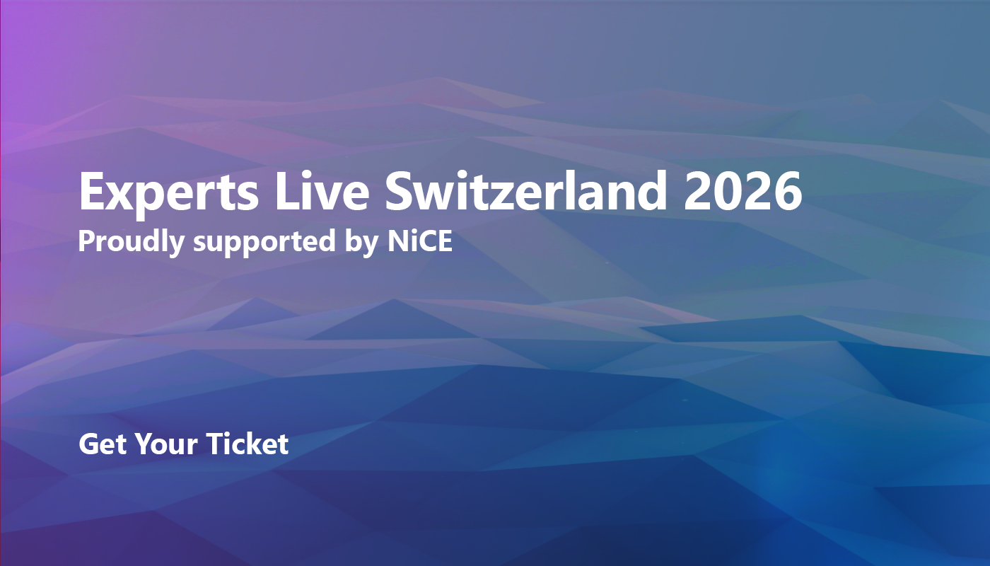 NiCE Proudly Supports Experts Live Switzerland 2026